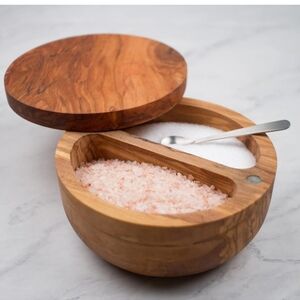 RSVP Wooden Round Storage Box